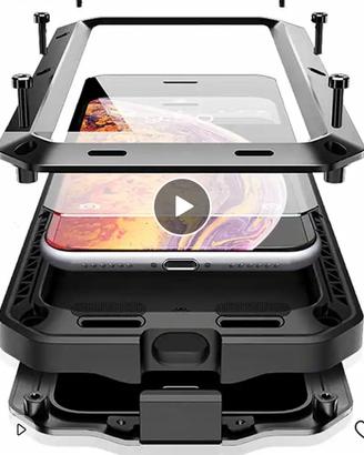 n. 2 Custodia aluminio e cover Iphone 11 Pro max