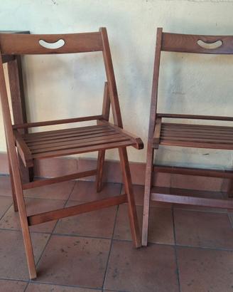 Sedie di legno per esterno