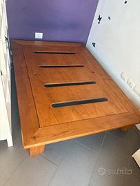 Letto futon in legno per soppalco