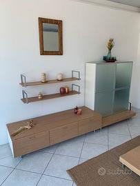 SOGGIORNO IN ROVERE CHIARO