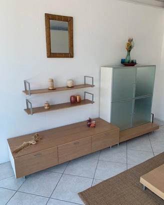 SOGGIORNO IN ROVERE CHIARO