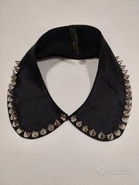 colletto raso nero con borchie 