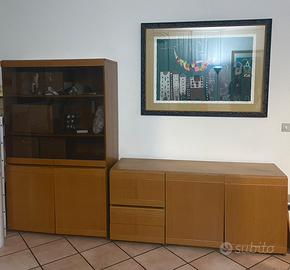 Mobile in legno massello soggiorno