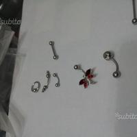 Orecchini da Piercing in acciaio