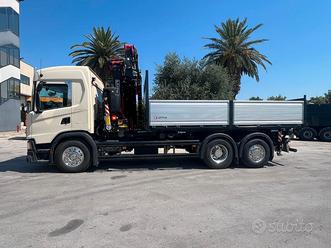 SCANIA G450 EURO 6 CON GRU FASSI F315 NUOVA
