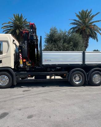 SCANIA G450 EURO 6 CON GRU FASSI F315 NUOVA