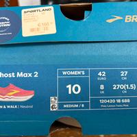 Scarpe da running Brooks Ghost Max 2 tg 42 da donn