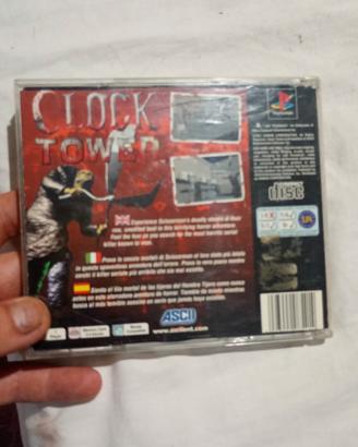 play station One videogiochi clock tower