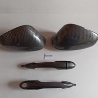 Maniglie Brunite Originali + Calotte Carbon Mito