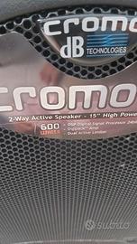 Cassa Cromo 15 600 watt in rms