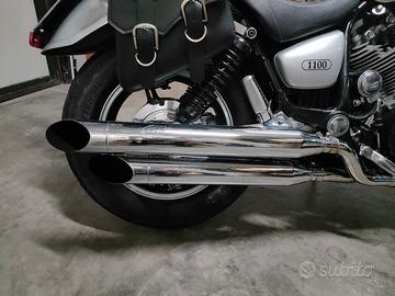 scarico silver tail virago 1100/750