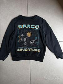 Felpa Primark bimbo Space Adventure 6-7 anni 122cm