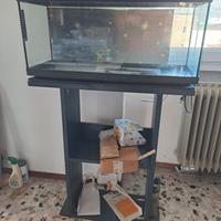 acquario con mobiletto