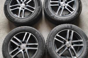 cerchi Dezent + gomme invernali Michelin 185/65r15