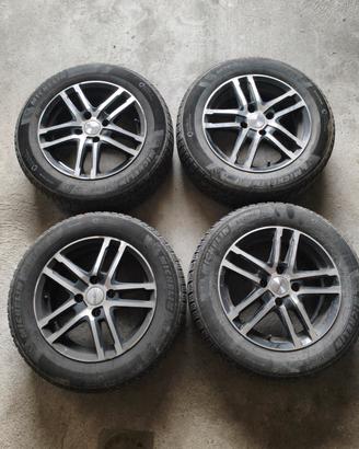 cerchi Dezent + gomme invernali Michelin 185/65r15