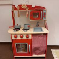Cucina in legno bambina