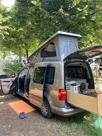 Caddy camper tetto a soffietto van