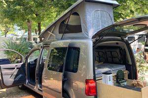 Caddy camper tetto a soffietto van