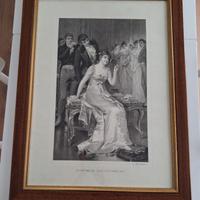 stampa con cornice in legno 