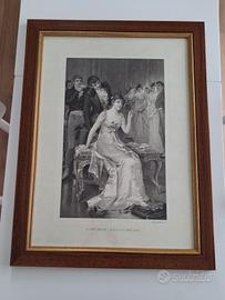 stampa con cornice in legno 