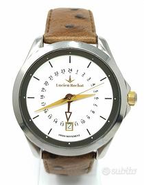 Orologio Lucien Rochat gmt swiss movement 43mm