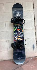 Snowboard lib tech 157w e att. burton cartel 300€