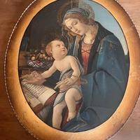 Stampa su Legno "Madonna con Bambino"