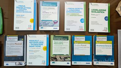 Set libri concorsi scolastici - teoria ed esercizi