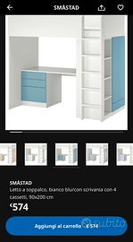 Cameretta a soppalco SMÅSTAD