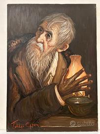 TULLIO GRASSI - Oilo su tela Opera Unica 50x70cm