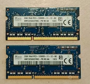RAM Hynix 4GB (2x2GB) DDR3 1600Mhz SODIMM 204PIN