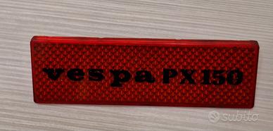 Targhetta catarifrangente vespa px 150 posteriore