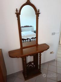 Toilette con specchio