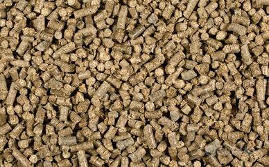 Pellet di paglia per lettiera