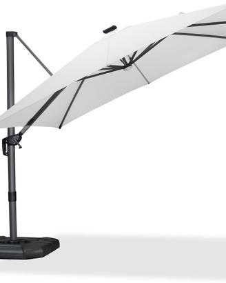 Ombrellone 3 x 3 con led a pannello solare.