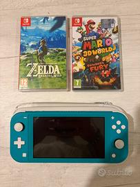 Nintendo switch lite + giochi e accessori