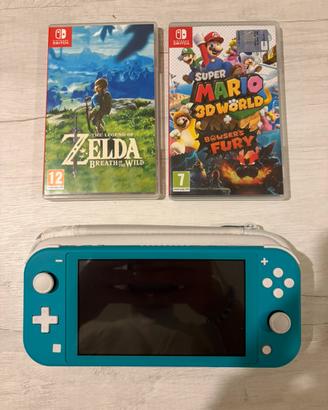 Nintendo switch lite + giochi e accessori