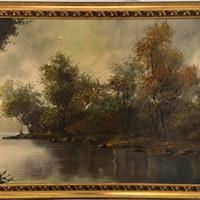 Quadro 120x80 Lago Mancini