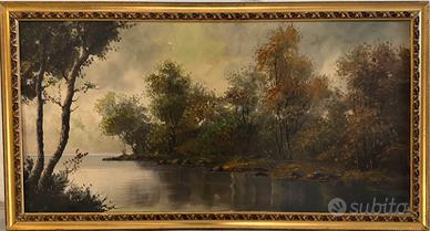 Quadro 120x80 Lago Mancini