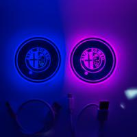 Luci Led RGB logo Alfa Romeo Crepuscolare