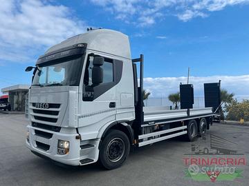 IVECO STRALIS 260S48 EURO 6 PIANALE CON RAMPE IDRA