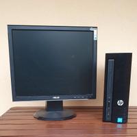 PC fisso HP 260-A104NL con monitor Asus VB172 17"