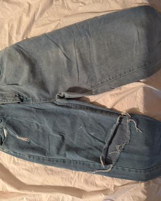Jeans bi-colore