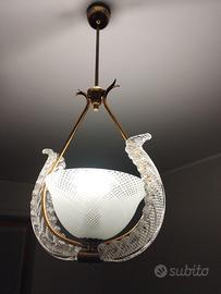 LAMPADARIO ANTICO IN CRISTALLO