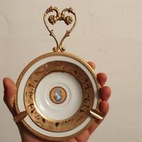 T. Limoges Vizavi Porcelain Posacenere 24KT