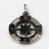 Ciondolo uomo argento 925 "Rosa dei venti" L.1060