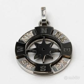 Ciondolo uomo argento 925 "Rosa dei venti" L.1060