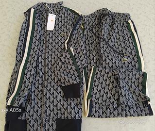 COMPLETO TUTTA LACOSTE autunno tg L XL XXL 