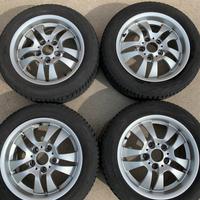 4 cerchi BMW gommati Serie 1-3 e90 e91 r16