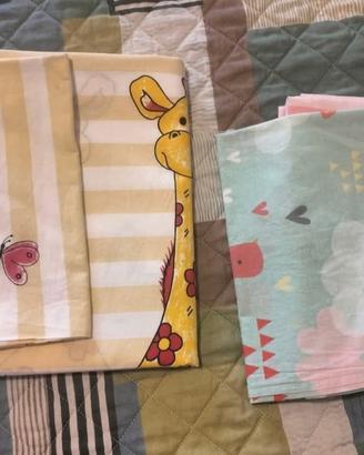 Copripiumini per lettino 60x120